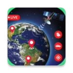 live earth map and navigation android application logo